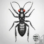 Tattoo sketch carpenter ant, tattoo sketch de… – tattoo sketch (№1758058289_0, 16.09.2025 21:31) — tattoovalue.net