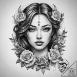 Tattoo sketch compassion, tattoo sketch desig… – tattoo sketch (№1758060473_0, 16.09.2025 22:07) — tattoovalue.net