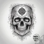 Tattoo sketch death, tattoo line art, waterco… – tattoo sketch (№1758060669_0, 16.09.2025 22:11) — tattoovalue.net