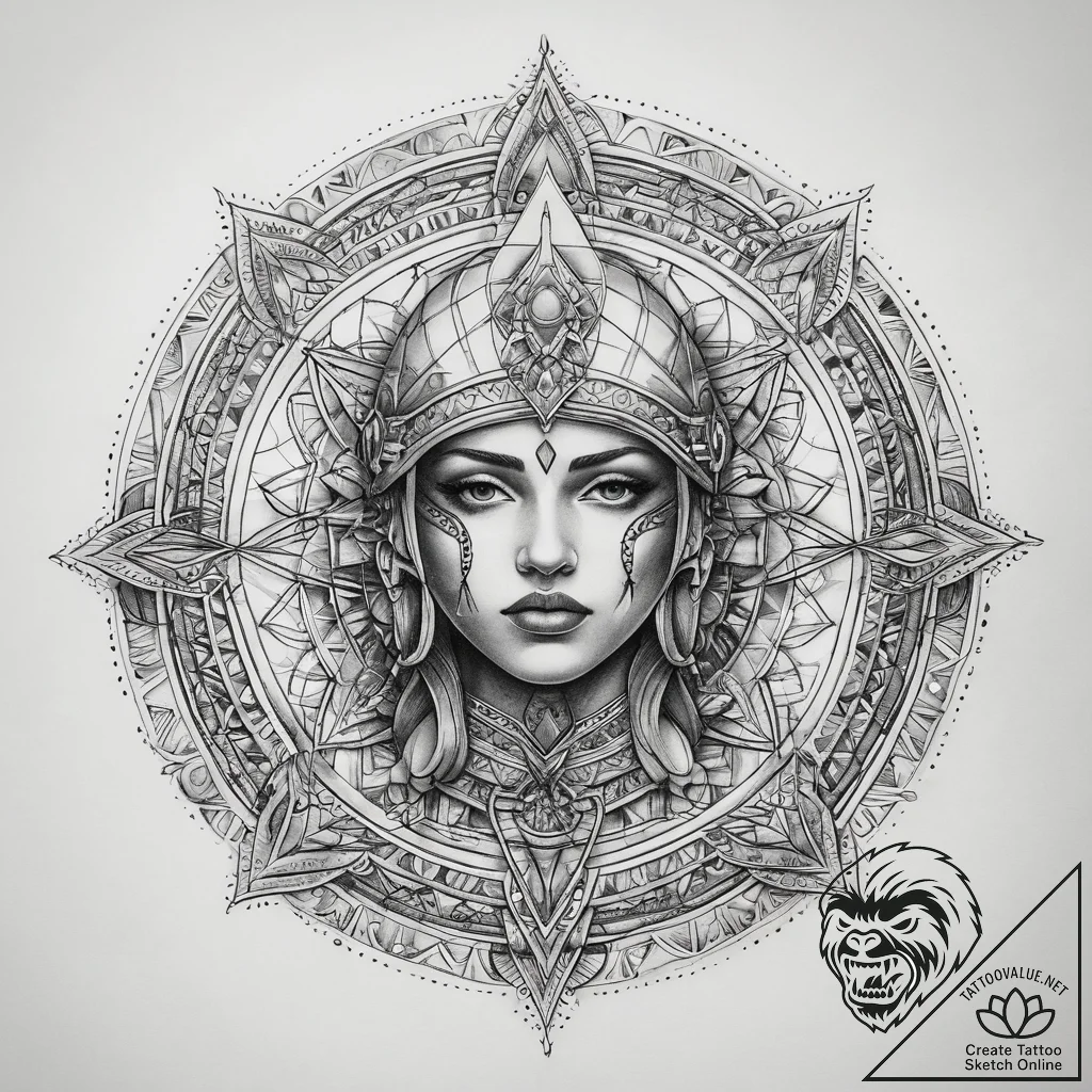 Tattoo sketch soldier with a letter, concept... - tattoo sketch (№1758062634_0, 16.09.2025 22:43) — tattoovalue.net