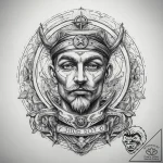 Tattoo sketch map with x, ink illustration fo… – tattoo sketch (№1758064626_0, 16.09.2025 23:17) — tattoovalue.net