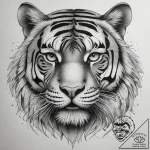 Tattoo sketch tiger’s eye, tattoo line art, o… – tattoo sketch (№1758067191_0, 16.09.2025 23:59) — tattoovalue.net
