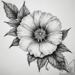 Tattoo sketch hollyhock, tattoo sketch design… – tattoo sketch (№1758068382_0, 17.09.2025 00:19) — tattoovalue.net