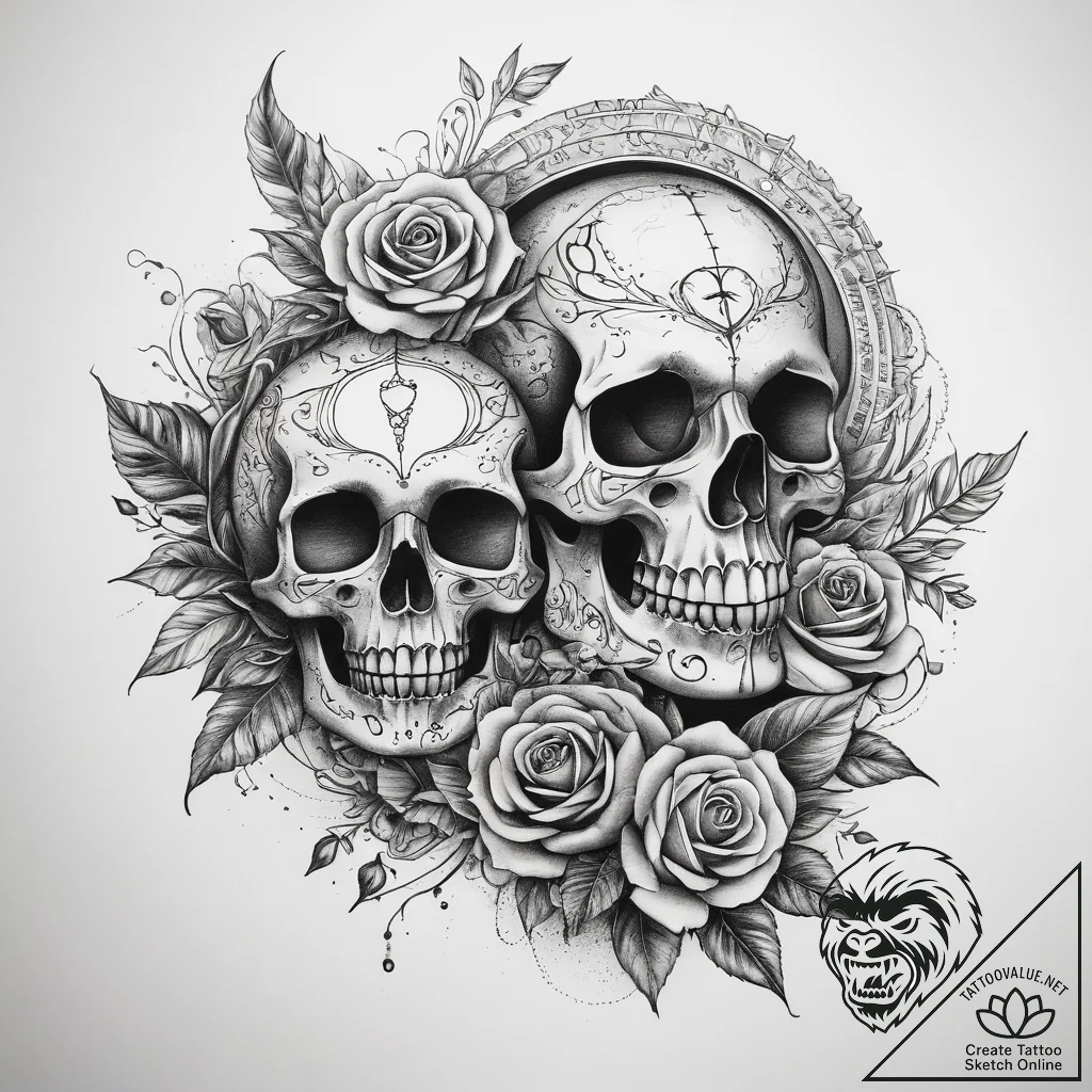 Tattoo sketch hands with a home, ink illustra... - tattoo sketch (№1758069771_0, 17.09.2025 00:42) — tattoovalue.net