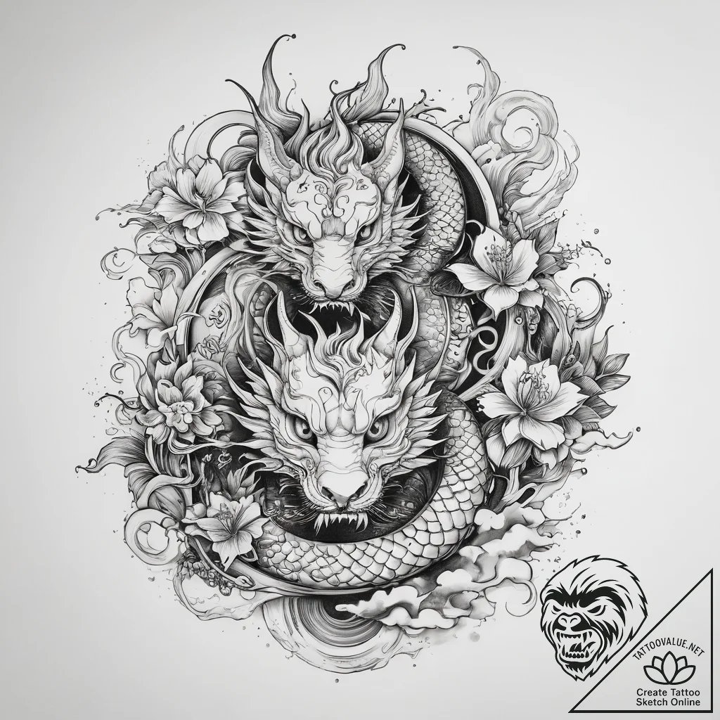 Tattoo sketch spiritual forgiveness, ink illu... - tattoo sketch (№1758071362_0, 17.09.2025 01:09) — tattoovalue.net