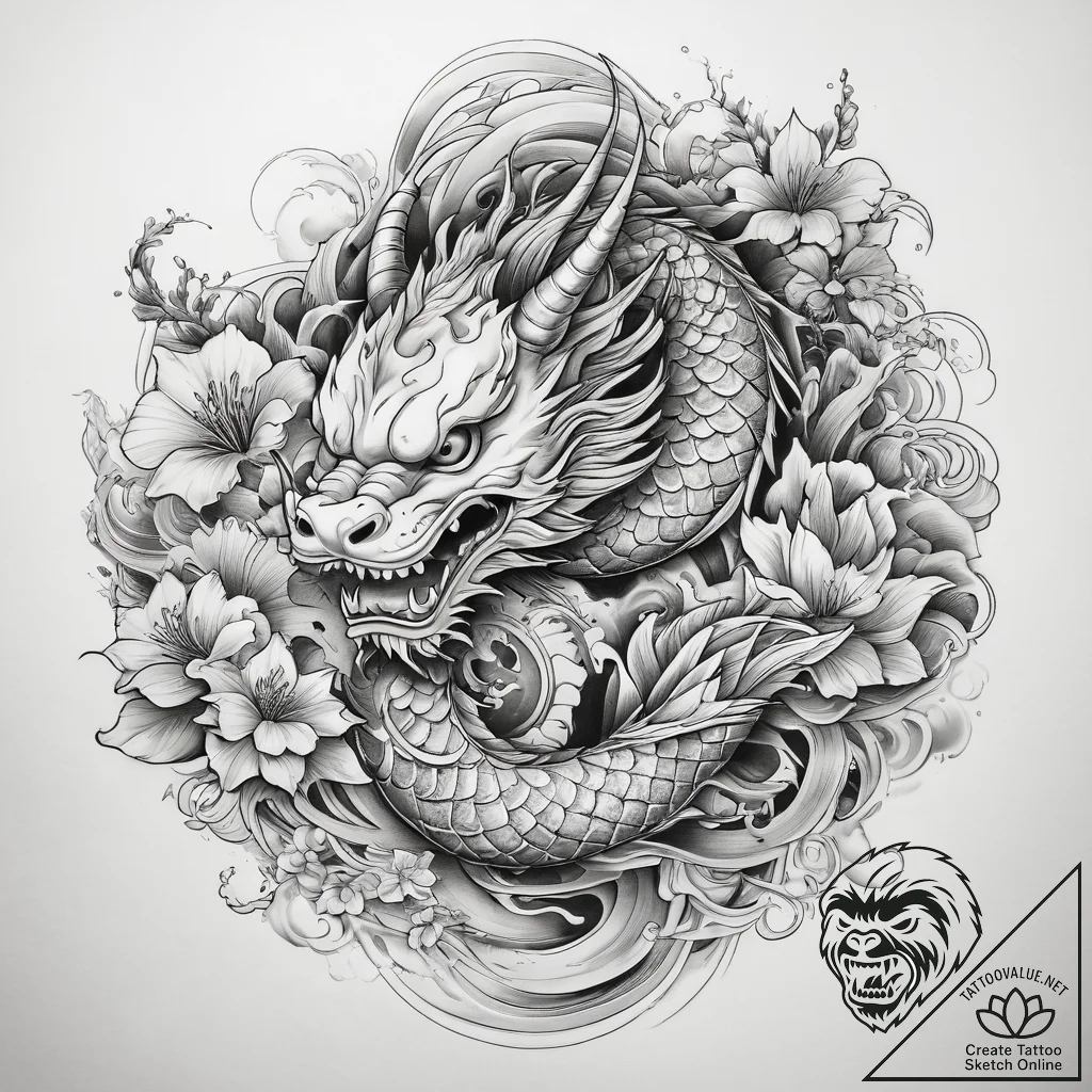 Tattoo sketch village, tattoo sketch design,... - tattoo sketch (№1758072342_0, 17.09.2025 01:25) — tattoovalue.net