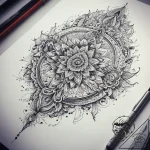 Tattoo sketch spirit, tattoo sketch design, o… – tattoo sketch (№1758073508_0, 17.09.2025 01:45) — tattoovalue.net