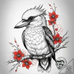Tattoo sketch kookaburra, tattoo sketch desig… – tattoo sketch (№1758077485_0, 17.09.2025 02:51) — tattoovalue.net
