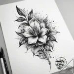 Tattoo sketch a symbolic plant, artistic tatt… – tattoo sketch (№1758086717_0, 17.09.2025 05:25) — tattoovalue.net