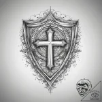 Tattoo sketch shield, tattoo flash sheet desi… – tattoo sketch (№1758093406_0, 17.09.2025 07:16) — tattoovalue.net