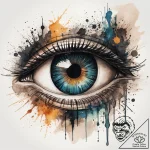 Tattoo sketch cosmic eye, tattoo sketch desig… – tattoo sketch (№1758096359_0, 17.09.2025 08:05) — tattoovalue.net
