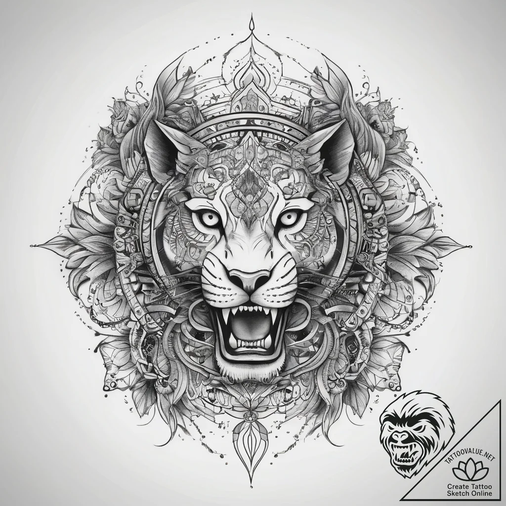 Tattoo sketch a symbolic event - tattoo sketch (№1758096552_0, 17.09.2025 08:09) — tattoovalue.net