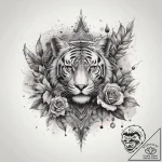 Tattoo sketch white, concept art for tattoo,… – tattoo sketch (№1758098337_0, 17.09.2025 08:38) — tattoovalue.net