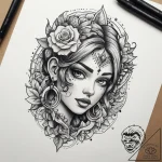Tattoo sketch small earring tattoo, tattoo sk… – tattoo sketch (№1758098543_0, 17.09.2025 08:42) — tattoovalue.net
