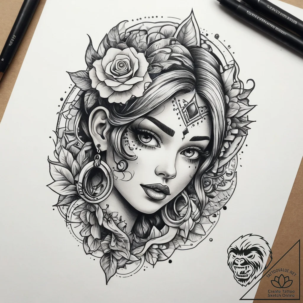 Tattoo sketch small earring tattoo, tattoo sk... - tattoo sketch (№1758098543_0, 17.09.2025 08:42) — tattoovalue.net