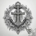 Tattoo sketch anchor, tattoo drawing outline,… – tattoo sketch (№1758098747_0, 17.09.2025 08:45) — tattoovalue.net