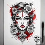 Tattoo sketch fake, tattoo drawing outline, t… – tattoo sketch (№1758098949_0, 17.09.2025 08:49) — tattoovalue.net