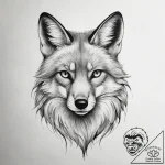 Tattoo sketch fox tattoo – tattoo sketch (№1758101928_0, 17.09.2025 09:38) — tattoovalue.net