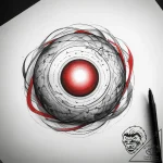 Tattoo sketch cosmic sphere, artistic tattoo… – tattoo sketch (№1758103902_0, 17.09.2025 10:11) — tattoovalue.net