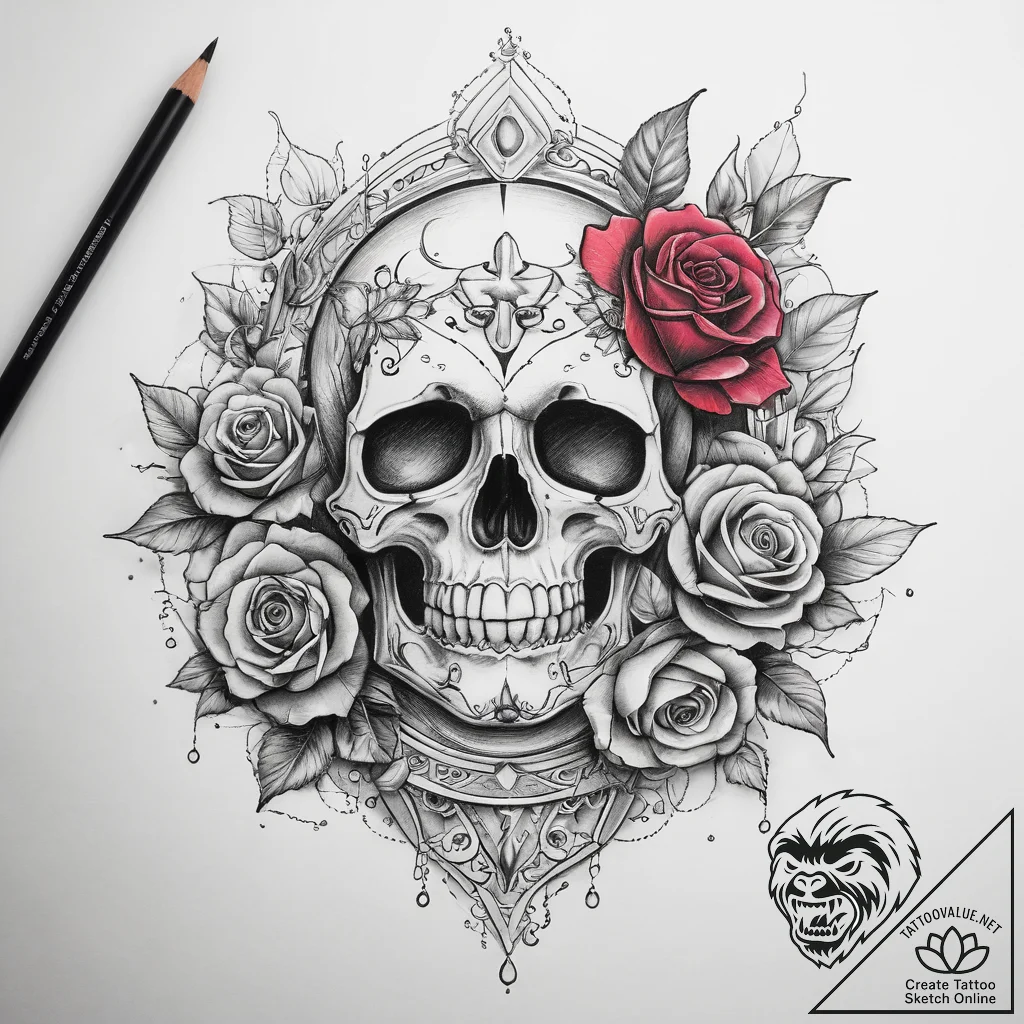 Tattoo sketch glass, concept art for tattoo,... - tattoo sketch (№1758104711_0, 17.09.2025 10:25) — tattoovalue.net
