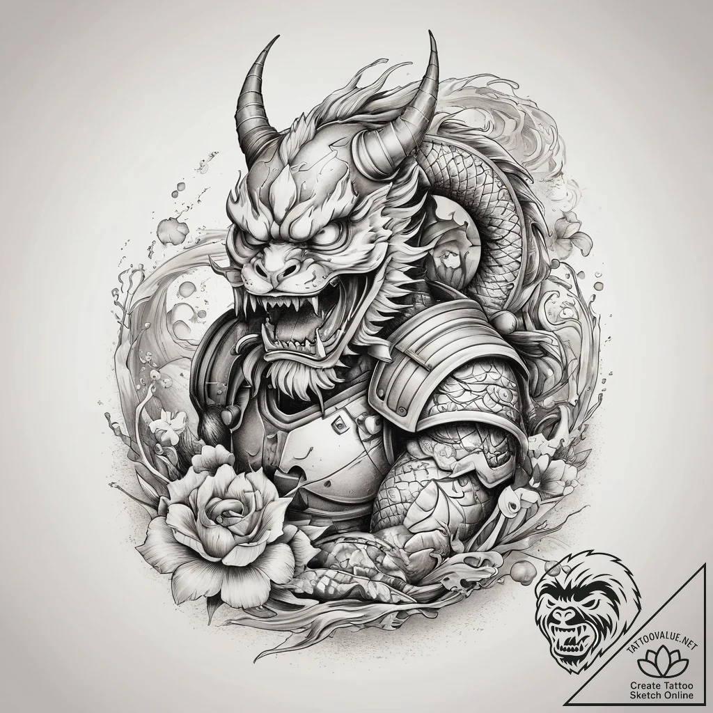 Tattoo sketch soldier with a grenade, concept... - tattoo sketch (№1758108003_0, 17.09.2025 11:20) — tattoovalue.net