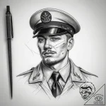 Tattoo sketch soldier with a needle, tattoo s… – tattoo sketch (№1758109778_0, 17.09.2025 11:49) — tattoovalue.net