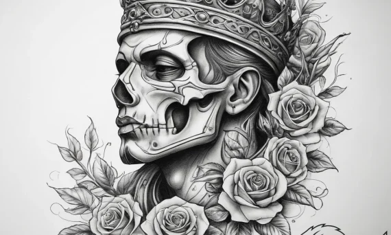 Tattoo sketch soldier with a king, concept ar... - tattoo sketch (№1758111533_0, 17.09.2025 12:18) — tattoovalue.net