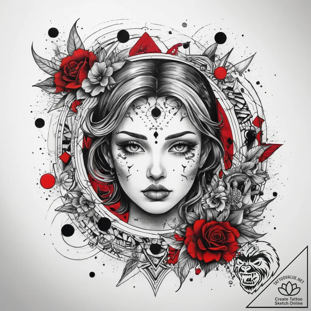 Tattoo sketch cosmic domain, tattoo sketch de... - tattoo sketch (№1758115621_0, 17.09.2025 13:27) — tattoovalue.net