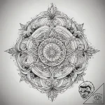 Tattoo sketch cosmic existence, artistic tatt… – tattoo sketch (№1758115815_0, 17.09.2025 13:30) — tattoovalue.net