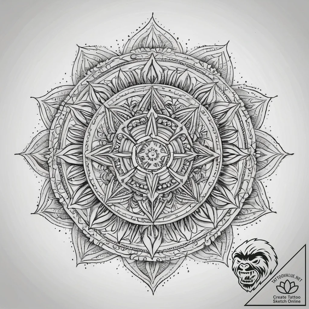 Tattoo sketch blade, tattoo line art, geometr... - tattoo sketch (№1758120909_0, 17.09.2025 14:55) — tattoovalue.net