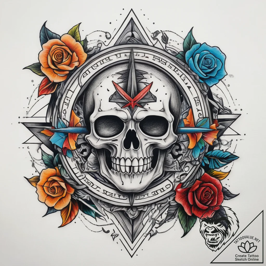 Tattoo sketch gray, tattoo sketch design, on... - tattoo sketch (№1758123887_0, 17.09.2025 15:44) — tattoovalue.net