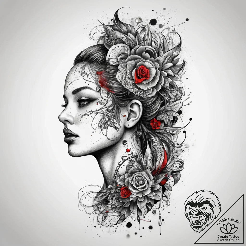 Tattoo sketch a political statement, tattoo l... - tattoo sketch (№1758125078_0, 17.09.2025 16:04) — tattoovalue.net