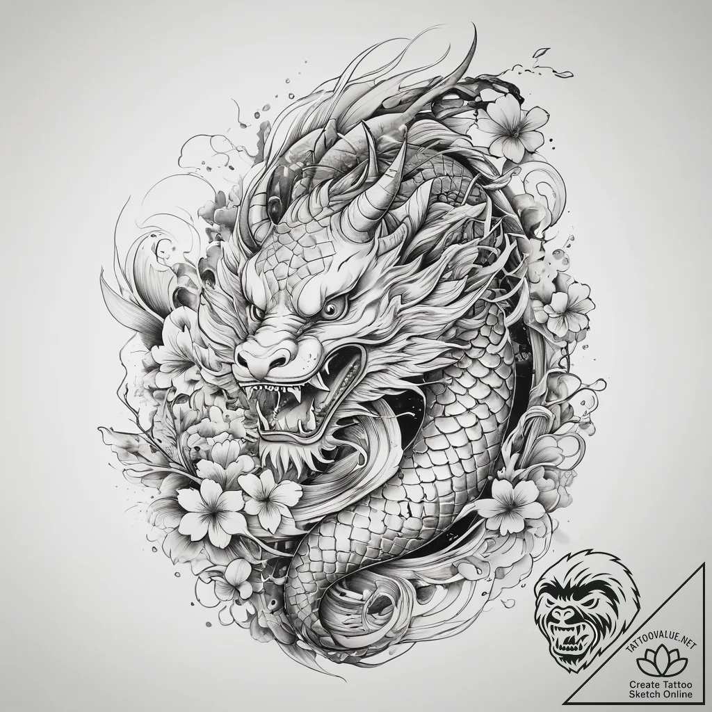Tattoo sketch sacred character, tattoo sketch... - tattoo sketch (№1758126681_0, 17.09.2025 16:31) — tattoovalue.net