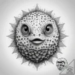 Tattoo sketch pufferfish, tattoo drawing outl… – tattoo sketch (№1758127480_0, 17.09.2025 16:44) — tattoovalue.net