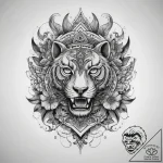 Tattoo sketch black, ink illustration for tat… – tattoo sketch (№1758127676_0, 17.09.2025 16:47) — tattoovalue.net