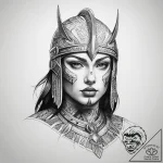 Tattoo sketch human warrior, artistic tattoo… – tattoo sketch (№1758128881_0, 17.09.2025 17:08) — tattoovalue.net