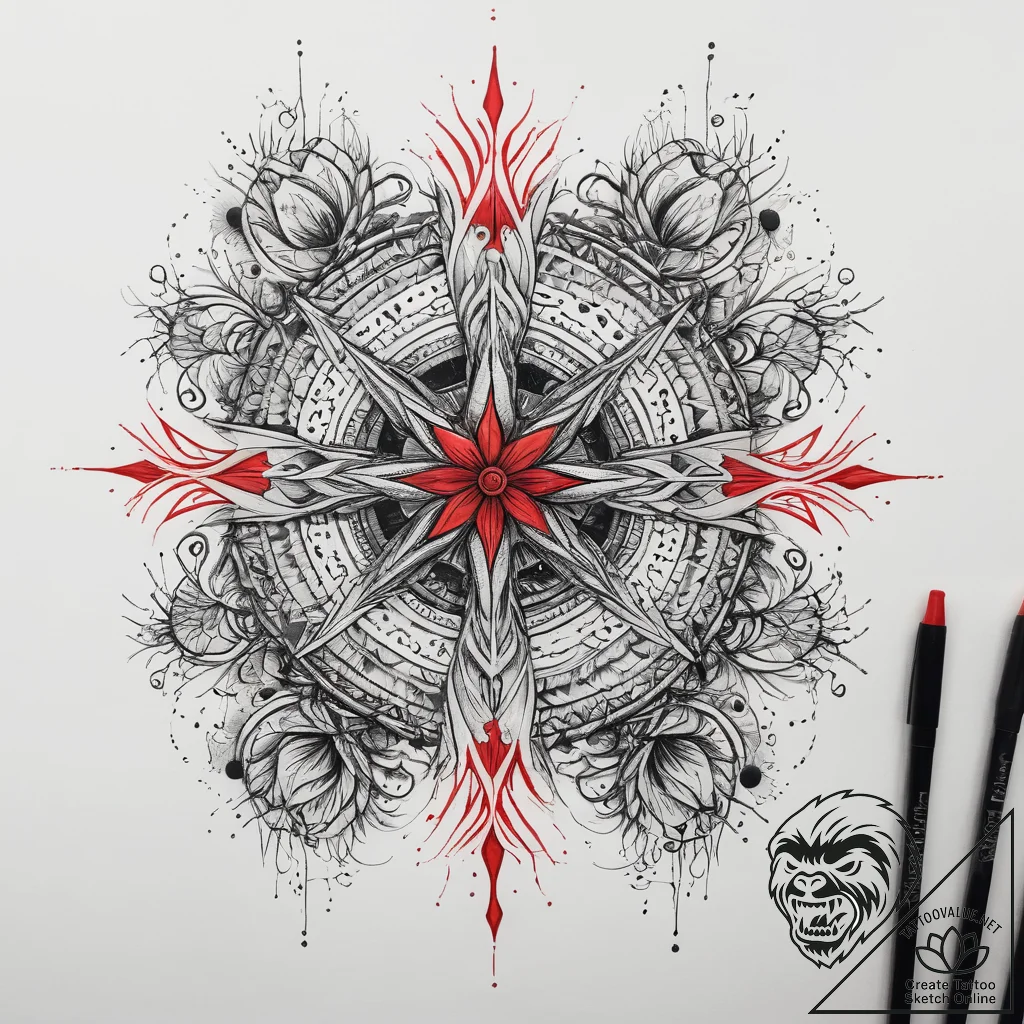 Tattoo sketch magician, concept art for tatto... - tattoo sketch (№1758129485_0, 17.09.2025 17:18) — tattoovalue.net