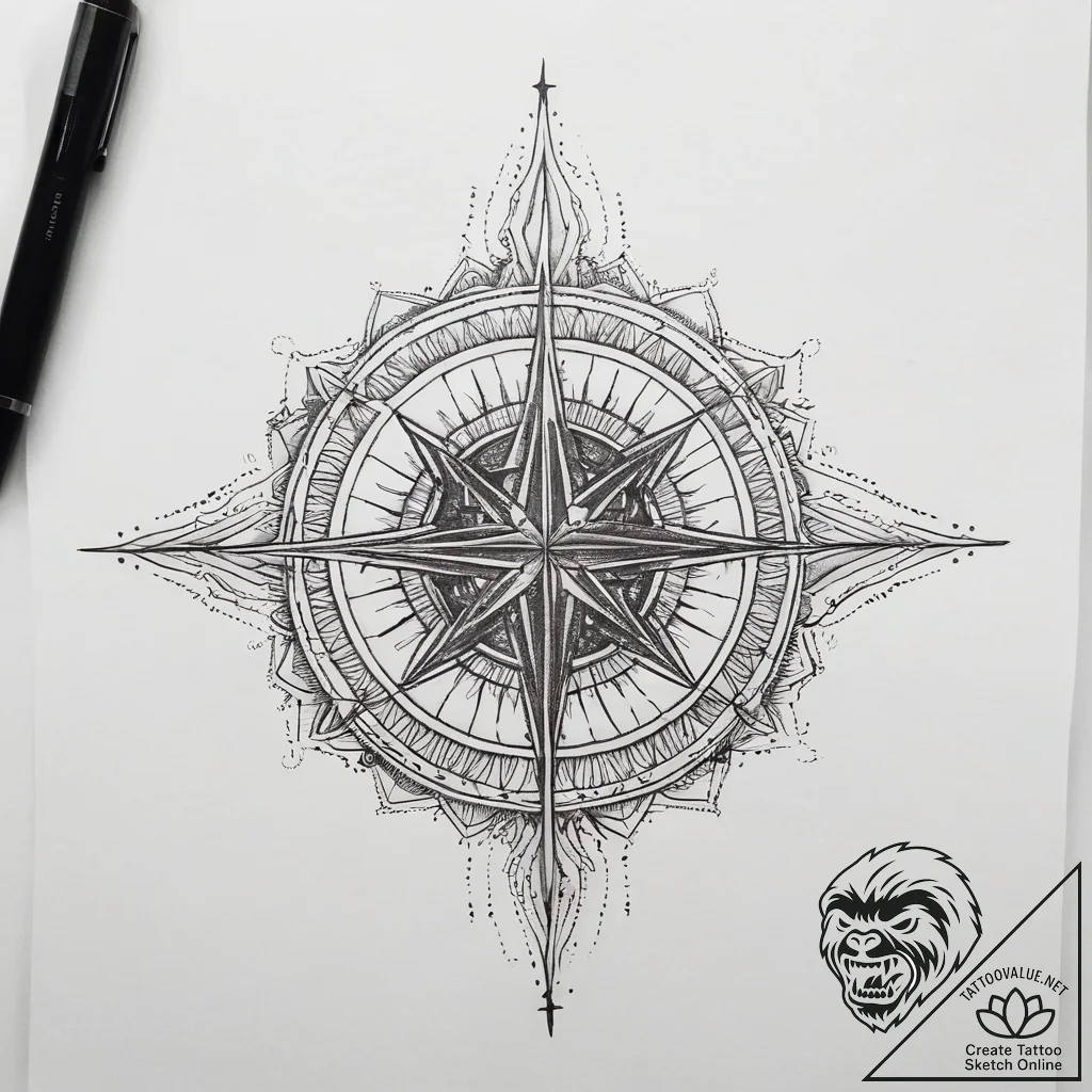 Tattoo sketch cosmic self, tattoo drawing out... - tattoo sketch (№1758131498_0, 17.09.2025 17:51) — tattoovalue.net