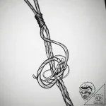 Tattoo sketch rope, tattoo drawing outline, o… – tattoo sketch (№1758135156_0, 17.09.2025 18:52) — tattoovalue.net