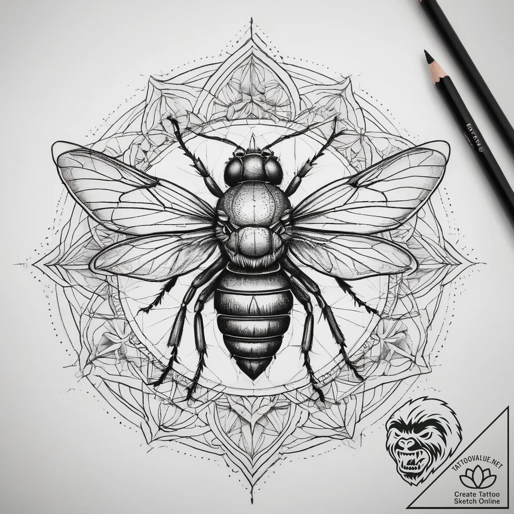 Tattoo sketch fruit fly, tattoo sketch design... - tattoo sketch (№1758138364_0, 17.09.2025 19:46) — tattoovalue.net