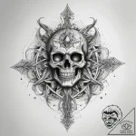 Tattoo sketch cosmic kingdom, concept art for… – tattoo sketch (№1758139970_0, 17.09.2025 20:12) — tattoovalue.net