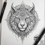 Tattoo sketch mythical beast tattoo, tattoo l… – tattoo sketch (№1758141563_0, 17.09.2025 20:39) — tattoovalue.net