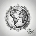 Tattoo sketch sacred earth, tattoo drawing ou… – tattoo sketch (№1758143985_0, 17.09.2025 21:19) — tattoovalue.net
