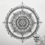 Tattoo sketch sacred space, tattoo flash shee… – tattoo sketch (№1758149047_0, 17.09.2025 22:44) — tattoovalue.net
