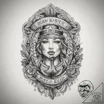 Tattoo sketch braid, artistic tattoo sketch,… – tattoo sketch (№1758151677_0, 17.09.2025 23:27) — tattoovalue.net