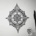 Tattoo sketch blessed hill, artistic tattoo s… – tattoo sketch (№1758153258_0, 17.09.2025 23:54) — tattoovalue.net