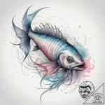 Tattoo sketch oarfish, tattoo line art, muted… – tattoo sketch (№1758153654_0, 18.09.2025 00:00) — tattoovalue.net