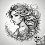 Tattoo sketch mermaid tattoo, tattoo line art… – tattoo sketch (№1758154252_0, 18.09.2025 00:10) — tattoovalue.net
