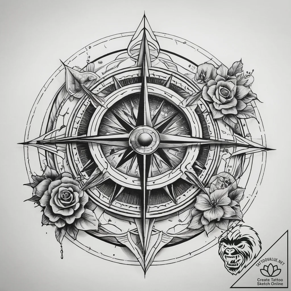 Tattoo sketch cosmic dimension, concept art f... - tattoo sketch (№1758154447_0, 18.09.2025 00:14) — tattoovalue.net