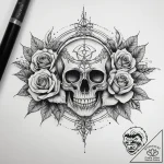 Tattoo sketch cycle, concept art for tattoo,… – tattoo sketch (№1758154845_0, 18.09.2025 00:20) — tattoovalue.net